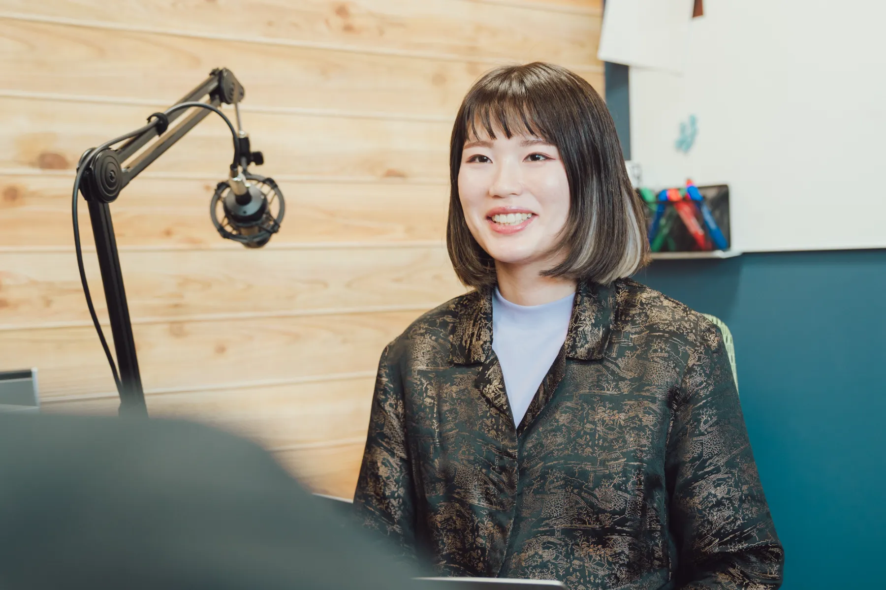 おまめが話している写真